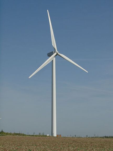Windkraftanlage auf dem Kronsberg bei Hannover